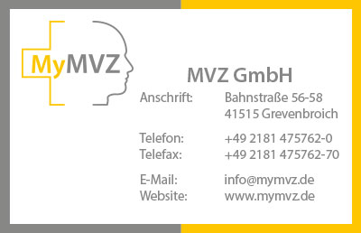 Visitenkarte Front MVZ GmbH